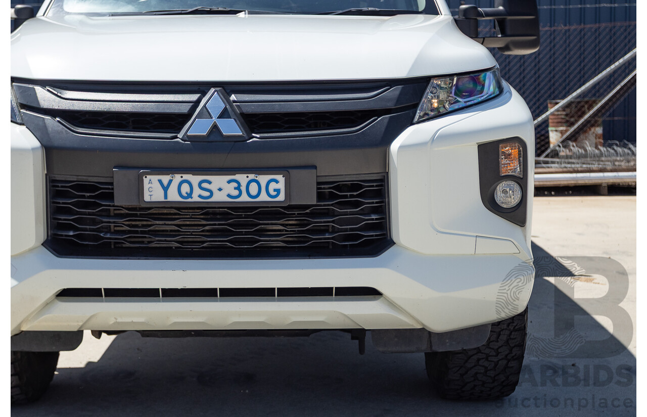 07/2019 Mitsubishi Triton GLX (4x4) MR MY19 C/Chas White 2.4L