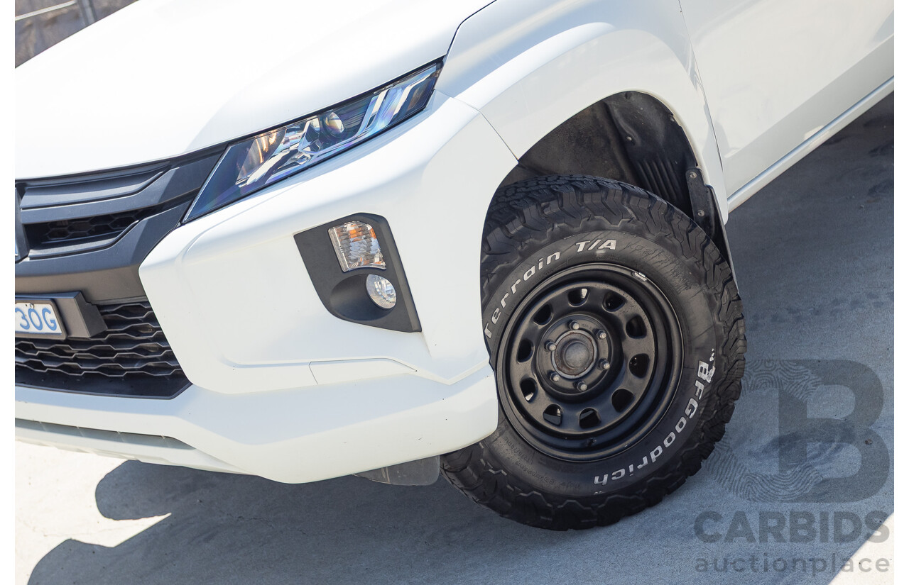 07/2019 Mitsubishi Triton GLX (4x4) MR MY19 C/Chas White 2.4L