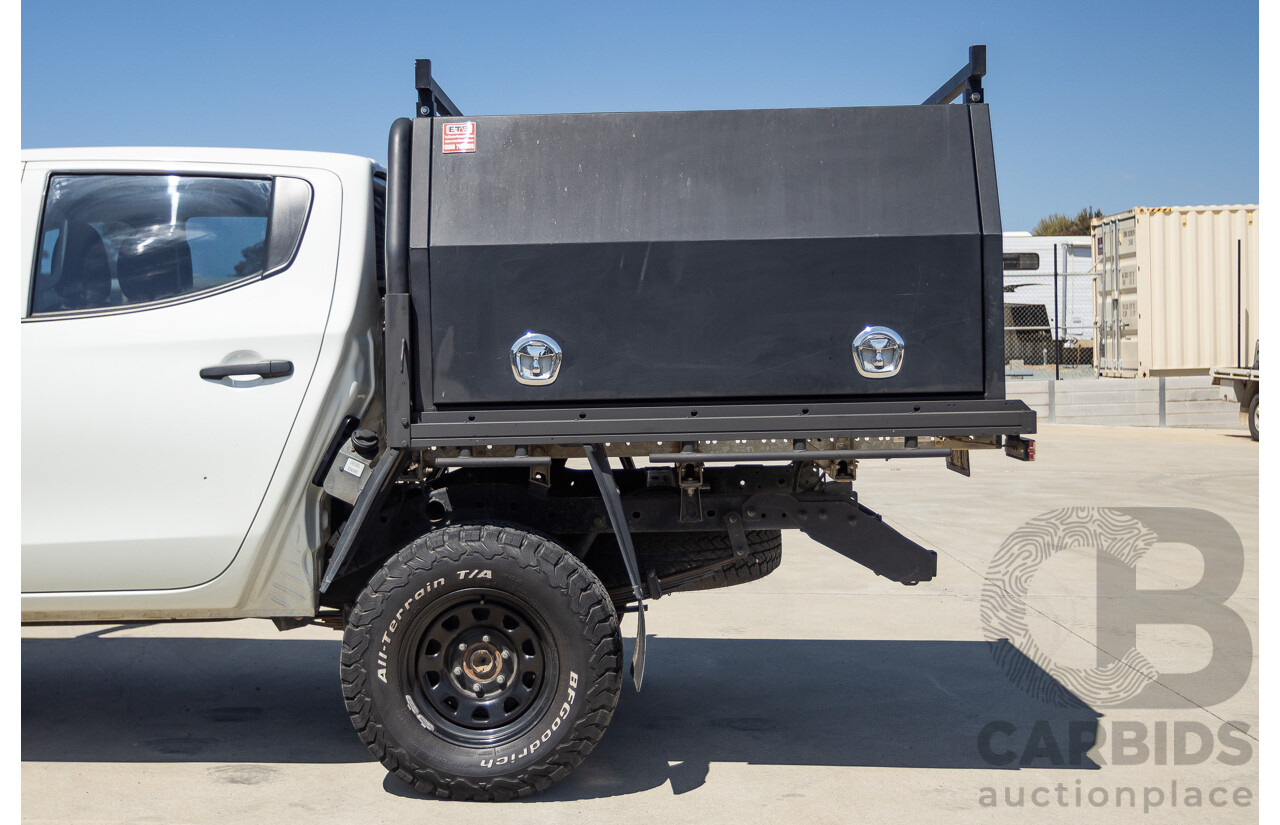 07/2019 Mitsubishi Triton GLX (4x4) MR MY19 C/Chas White 2.4L