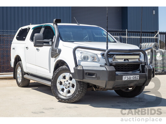 06/2015 Holden Colorado LTZ (4x4) RG MY16 Crew Cab Summit White Turbo Diesel 2.8L