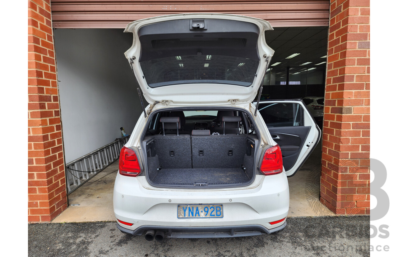 4/2015 Volkswagen Polo GTi 6R MY15 5d Hatchback White 1.8L