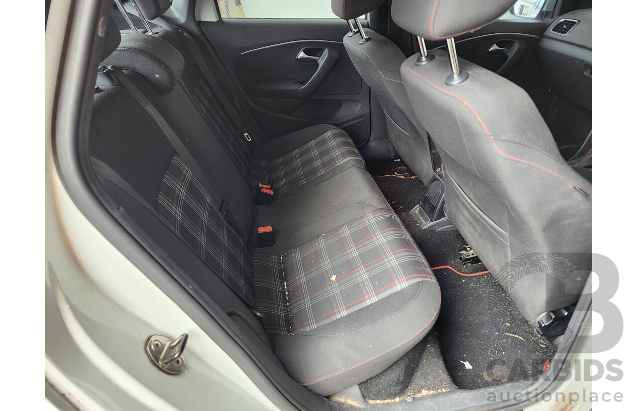 4/2015 Volkswagen Polo GTi 6R MY15 5d Hatchback White 1.8L