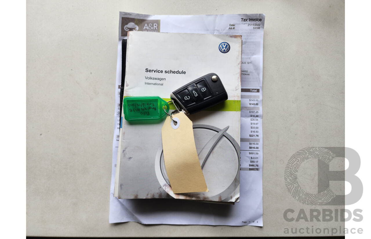 4/2015 Volkswagen Polo GTi 6R MY15 5d Hatchback White 1.8L