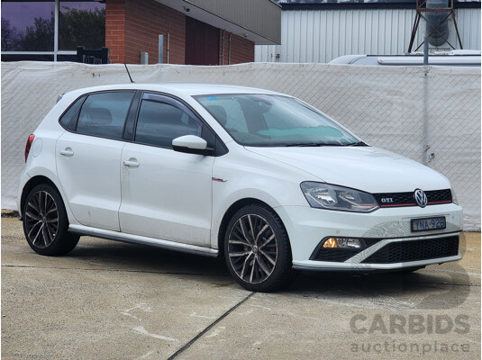 4/2015 Volkswagen Polo GTi 6R MY15 5d Hatchback White 1.8L