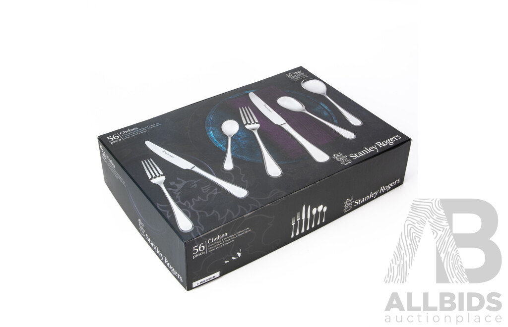 Boxed Stanley Rogers 56 Piece Chelsea