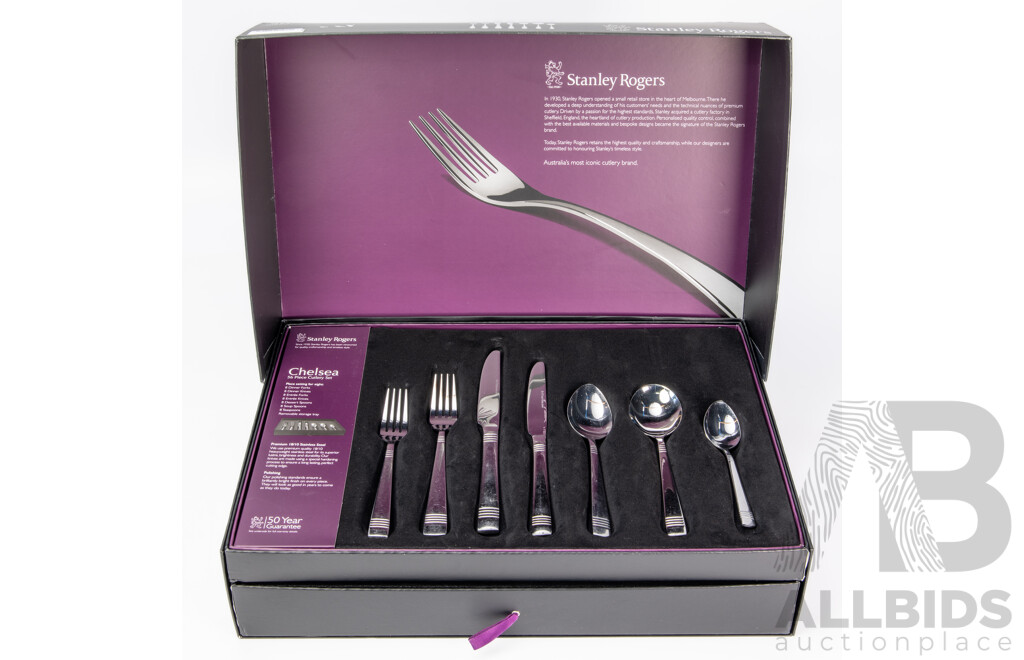 Boxed Stanley Rogers 56 Piece Chelsea