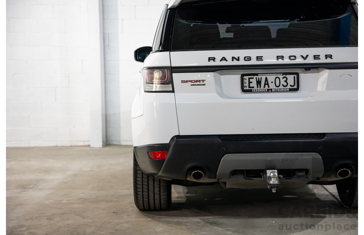 11/2014 Land Rover Range Rover Sport 3.0 TDV6 SE LW 4d Wagon Fuji White Turbo Diesel 3.0L - 7 Seater