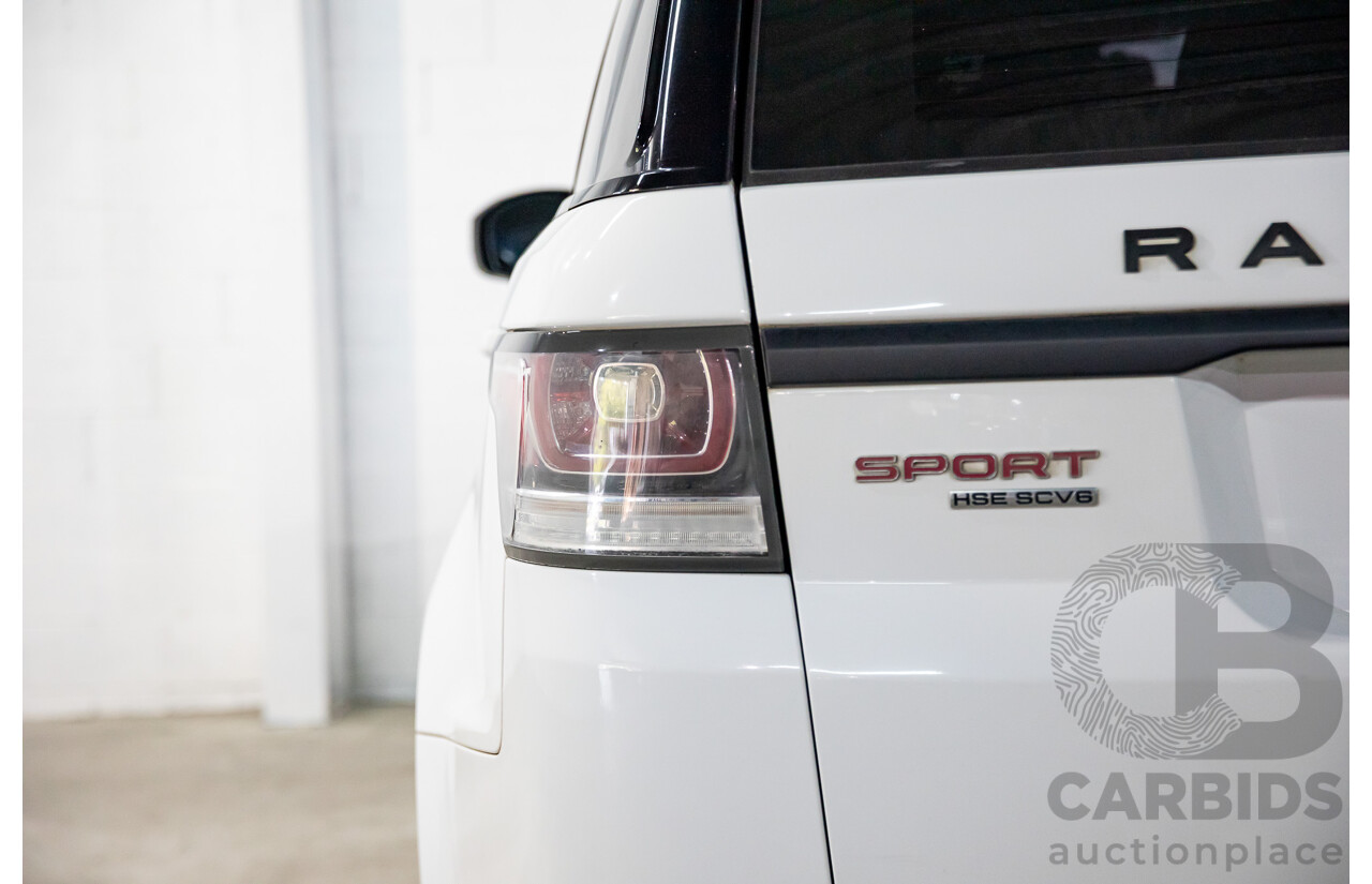 11/2014 Land Rover Range Rover Sport 3.0 TDV6 SE LW 4d Wagon Fuji White Turbo Diesel 3.0L - 7 Seater