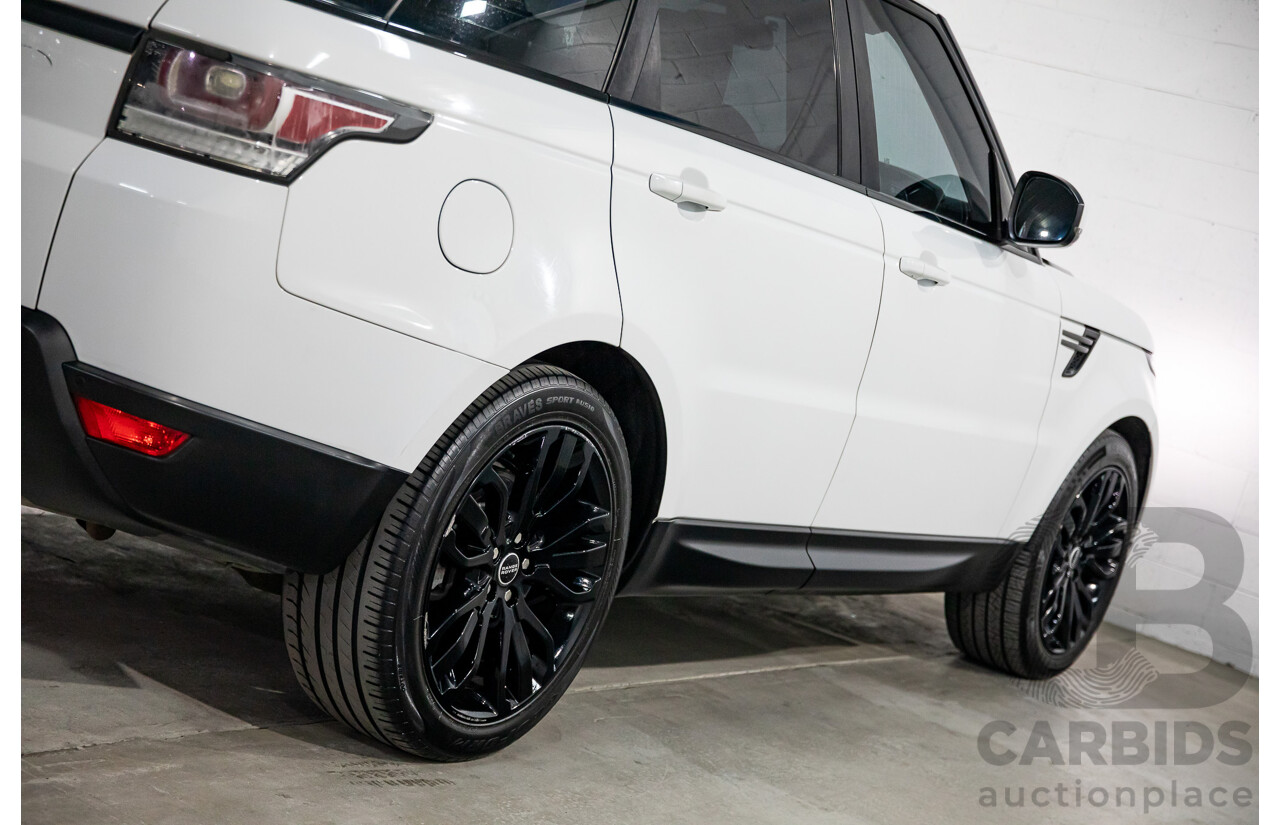 11/2014 Land Rover Range Rover Sport 3.0 TDV6 SE LW 4d Wagon Fuji White Turbo Diesel 3.0L - 7 Seater