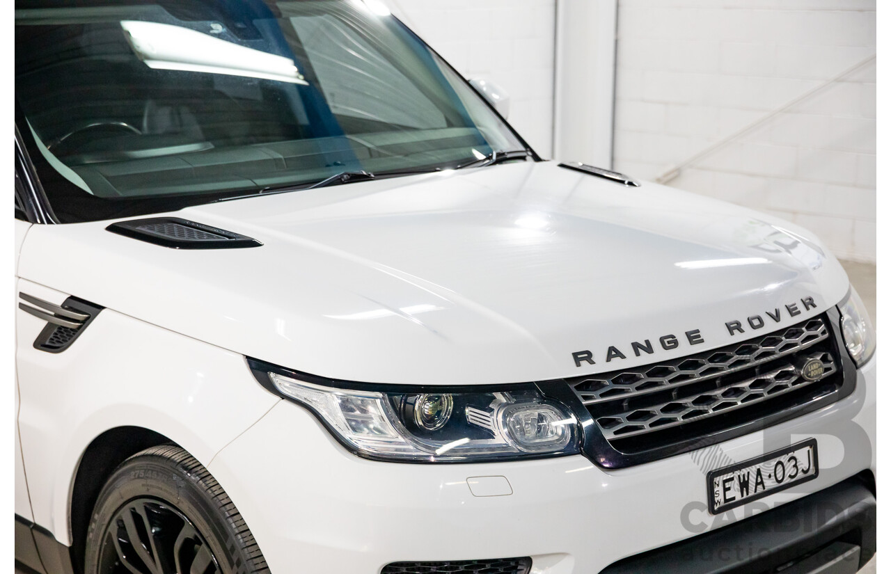 11/2014 Land Rover Range Rover Sport 3.0 TDV6 SE LW 4d Wagon Fuji White Turbo Diesel 3.0L - 7 Seater