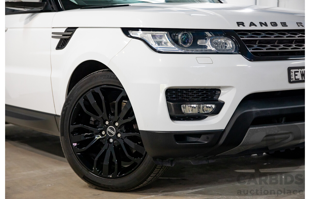 11/2014 Land Rover Range Rover Sport 3.0 TDV6 SE LW 4d Wagon Fuji White Turbo Diesel 3.0L - 7 Seater