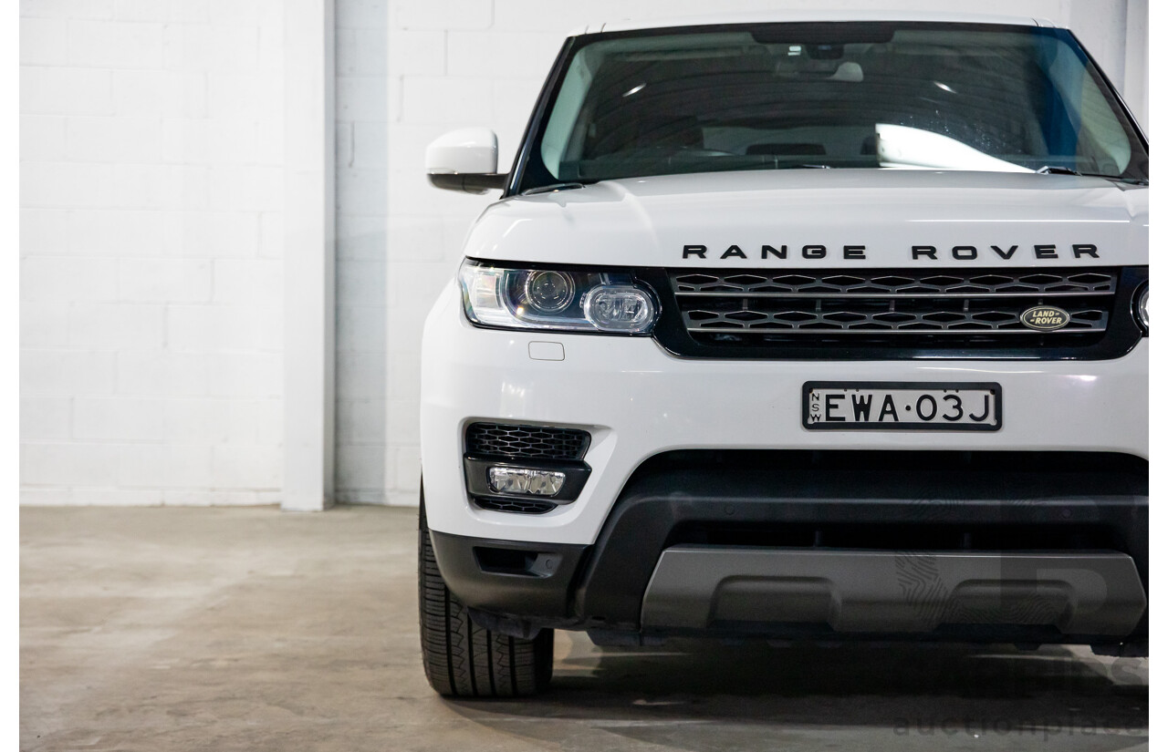 11/2014 Land Rover Range Rover Sport 3.0 TDV6 SE LW 4d Wagon Fuji White Turbo Diesel 3.0L - 7 Seater