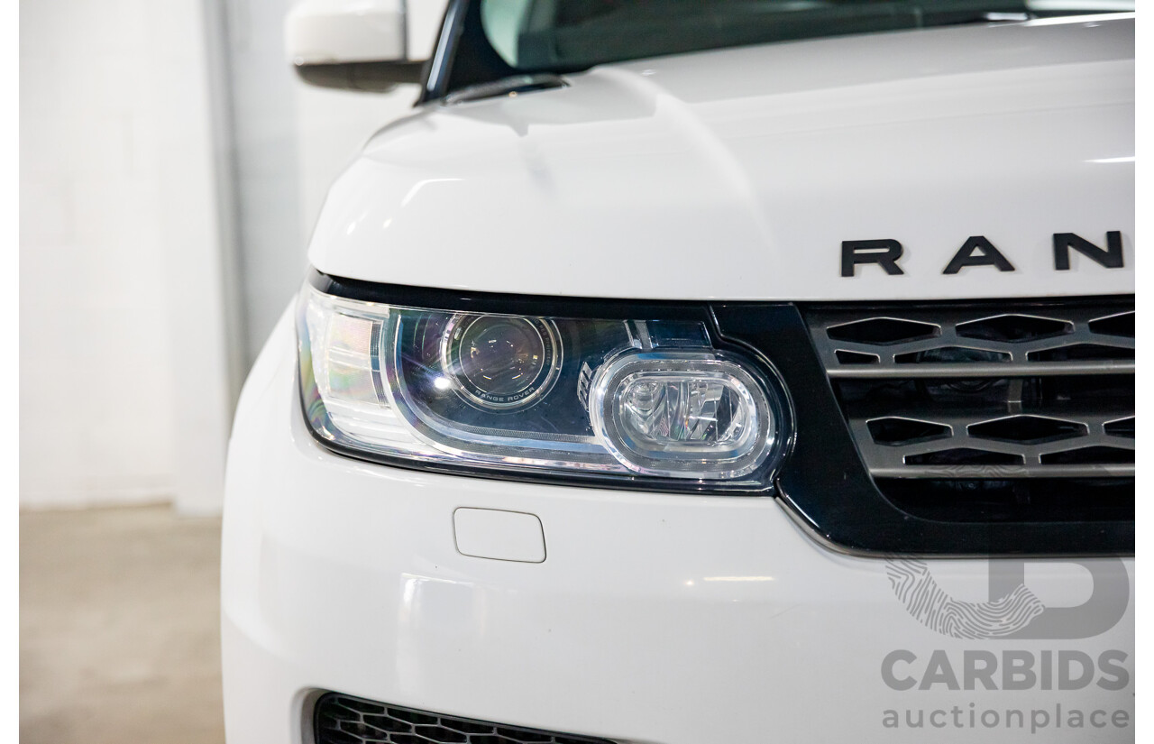 11/2014 Land Rover Range Rover Sport 3.0 TDV6 SE LW 4d Wagon Fuji White Turbo Diesel 3.0L - 7 Seater