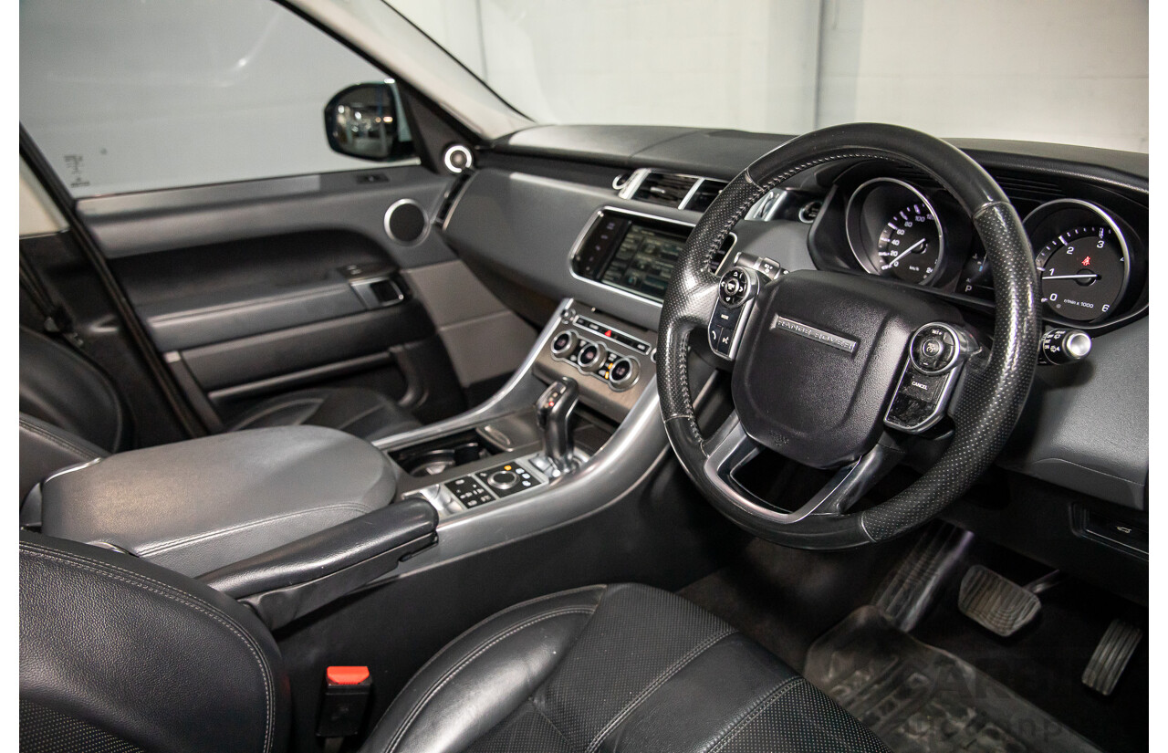 11/2014 Land Rover Range Rover Sport 3.0 TDV6 SE LW 4d Wagon Fuji White Turbo Diesel 3.0L - 7 Seater