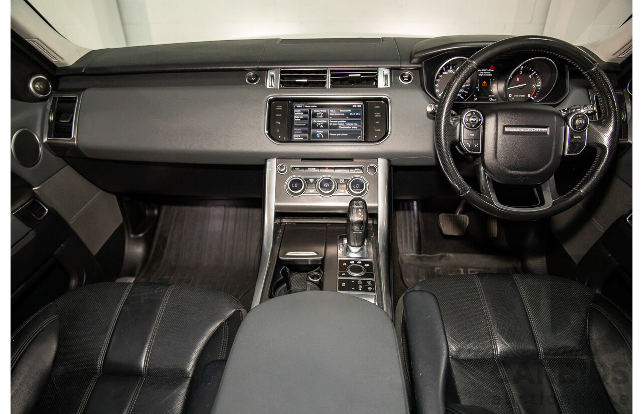 11/2014 Land Rover Range Rover Sport 3.0 TDV6 SE LW 4d Wagon Fuji White Turbo Diesel 3.0L - 7 Seater