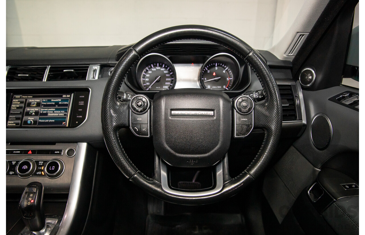11/2014 Land Rover Range Rover Sport 3.0 TDV6 SE LW 4d Wagon Fuji White Turbo Diesel 3.0L - 7 Seater