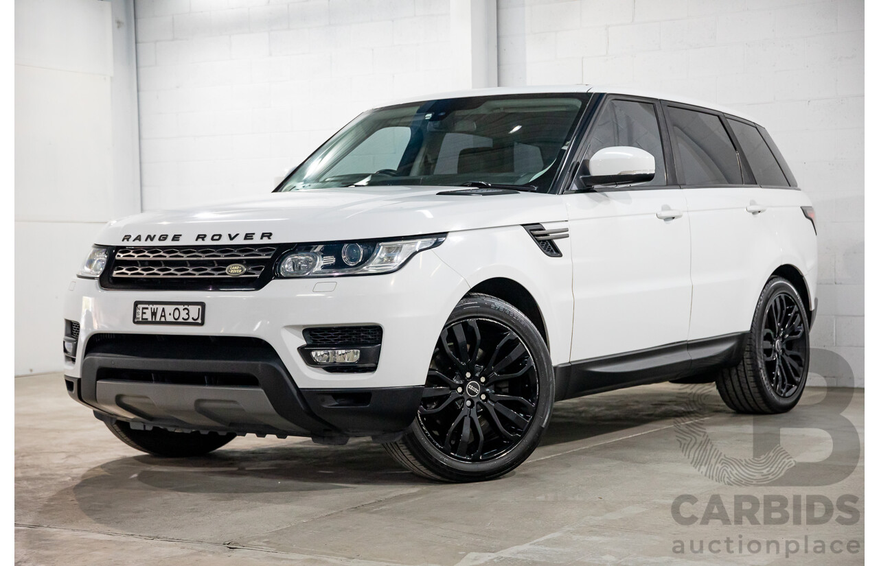 11/2014 Land Rover Range Rover Sport 3.0 TDV6 SE LW 4d Wagon Fuji White Turbo Diesel 3.0L - 7 Seater