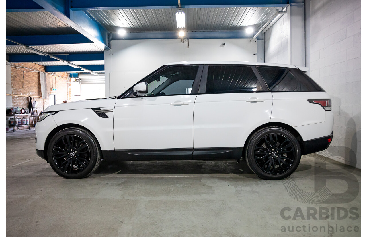 11/2014 Land Rover Range Rover Sport 3.0 TDV6 SE LW 4d Wagon Fuji White Turbo Diesel 3.0L - 7 Seater