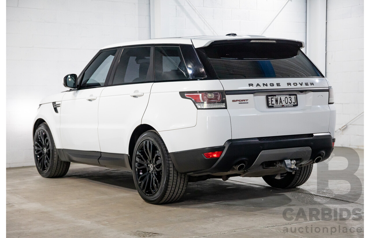 11/2014 Land Rover Range Rover Sport 3.0 TDV6 SE LW 4d Wagon Fuji White Turbo Diesel 3.0L - 7 Seater