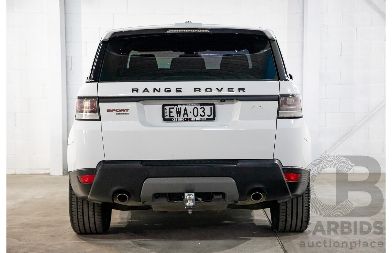 11/2014 Land Rover Range Rover Sport 3.0 TDV6 SE LW 4d Wagon Fuji White Turbo Diesel 3.0L - 7 Seater