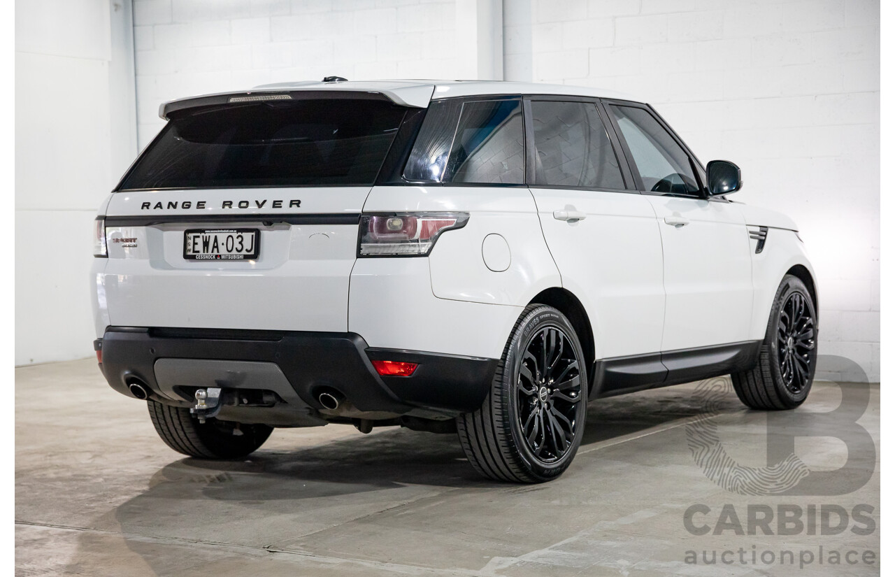 11/2014 Land Rover Range Rover Sport 3.0 TDV6 SE LW 4d Wagon Fuji White Turbo Diesel 3.0L - 7 Seater