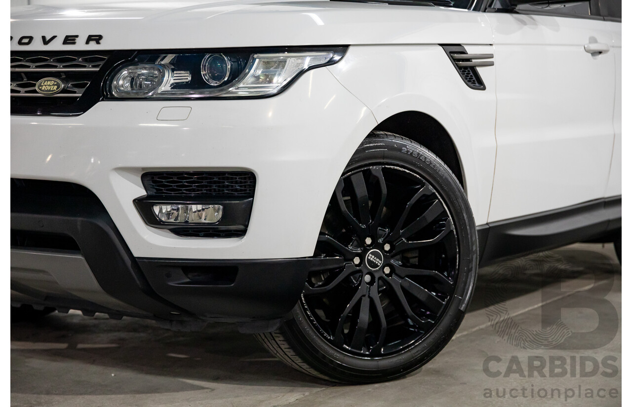 11/2014 Land Rover Range Rover Sport 3.0 TDV6 SE LW 4d Wagon Fuji White Turbo Diesel 3.0L - 7 Seater