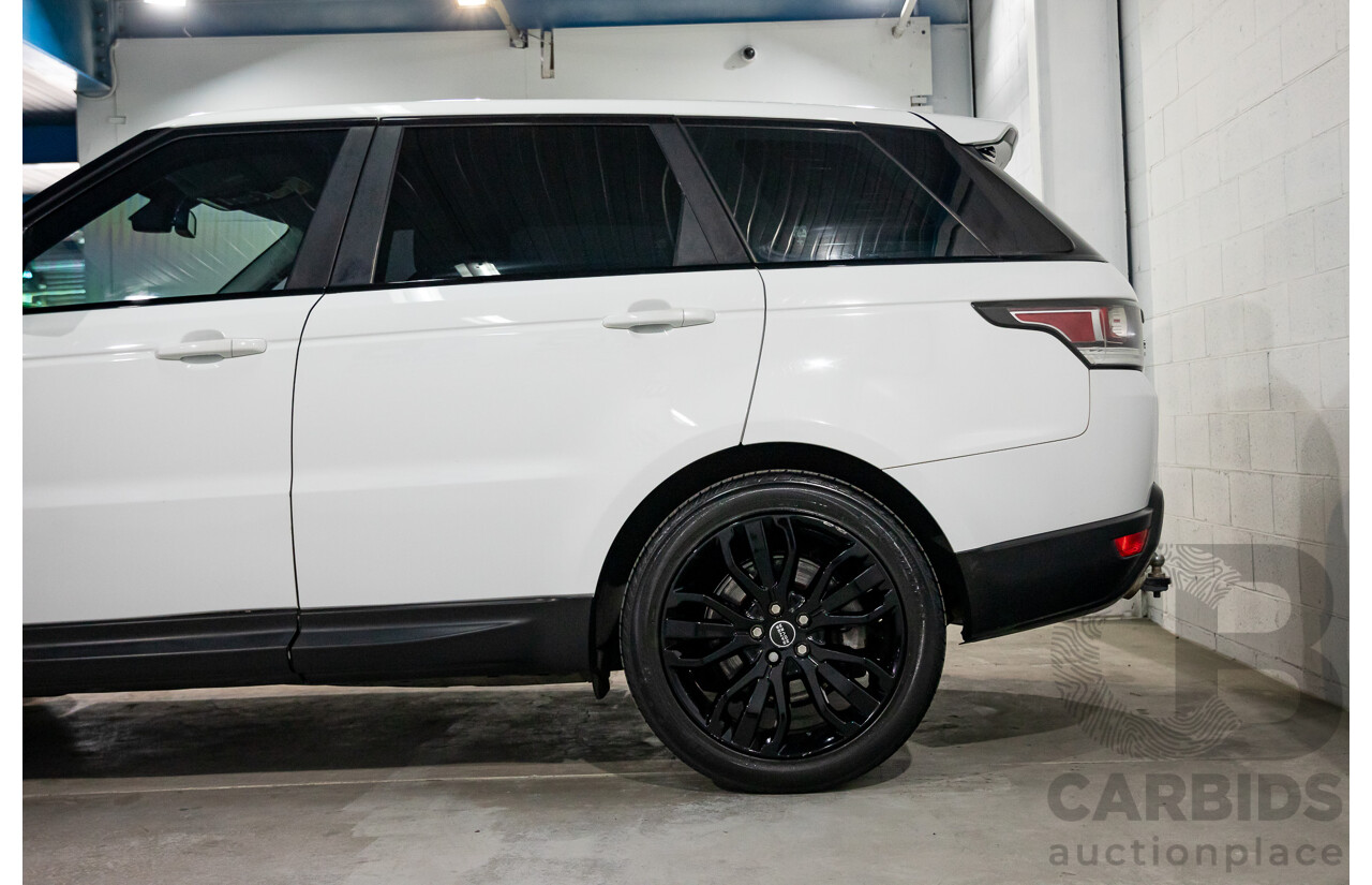 11/2014 Land Rover Range Rover Sport 3.0 TDV6 SE LW 4d Wagon Fuji White Turbo Diesel 3.0L - 7 Seater