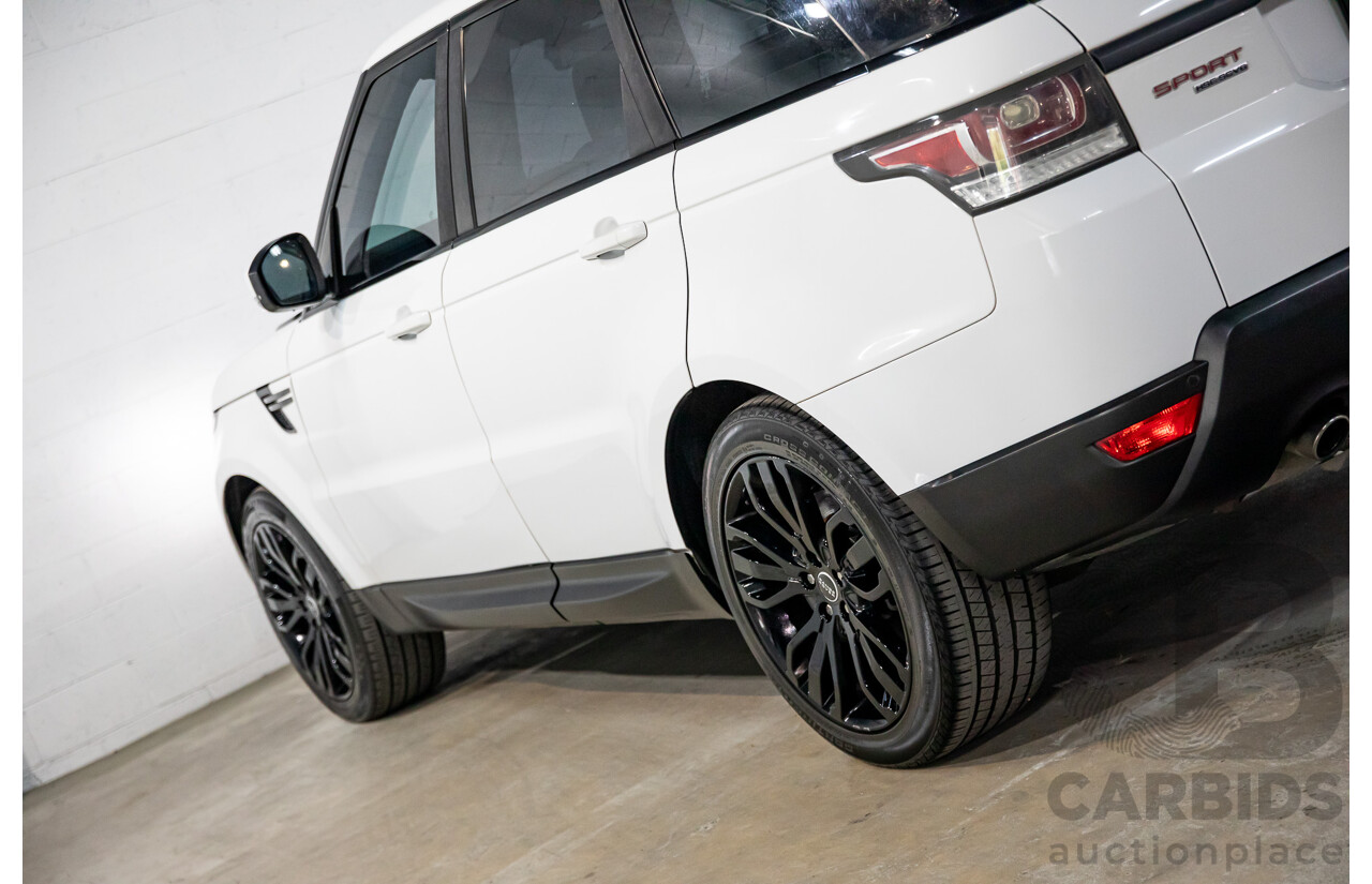11/2014 Land Rover Range Rover Sport 3.0 TDV6 SE LW 4d Wagon Fuji White Turbo Diesel 3.0L - 7 Seater