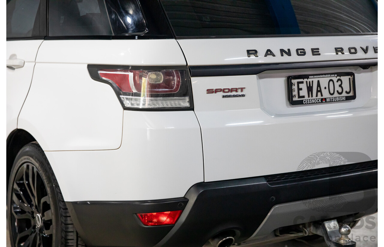 11/2014 Land Rover Range Rover Sport 3.0 TDV6 SE LW 4d Wagon Fuji White Turbo Diesel 3.0L - 7 Seater