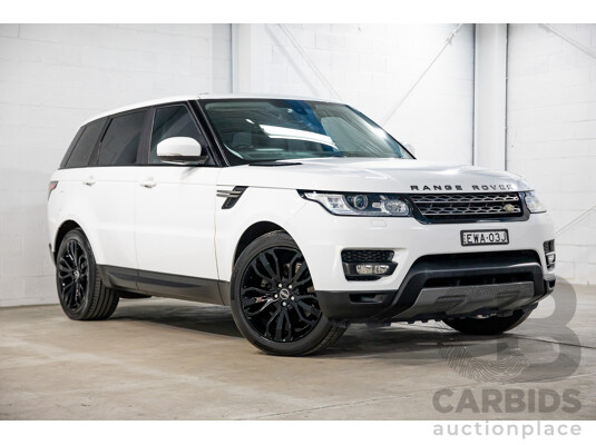 11/2014 Land Rover Range Rover Sport 3.0 TDV6 SE LW 4d Wagon Fuji White Turbo Diesel 3.0L - 7 Seater