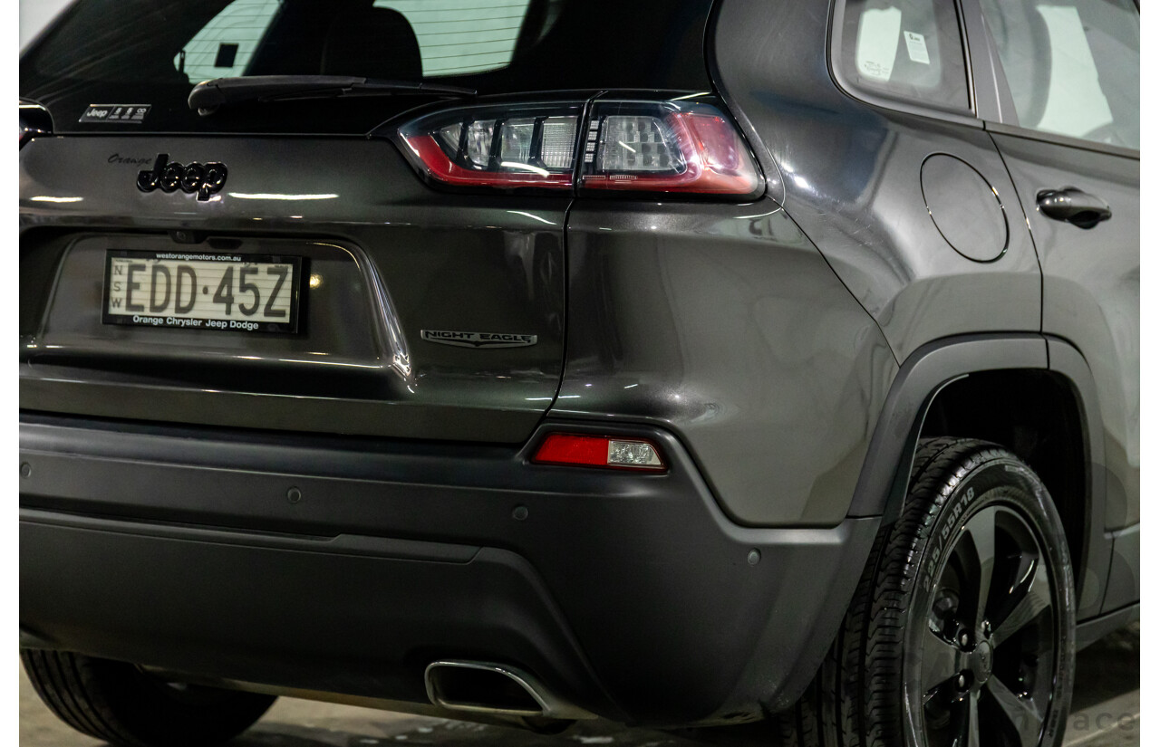 04/2019 Jeep Cherokee Night Eagle (4x4) KL MY19 4d Wagon Granite Crystal Pearl V6 3.2L