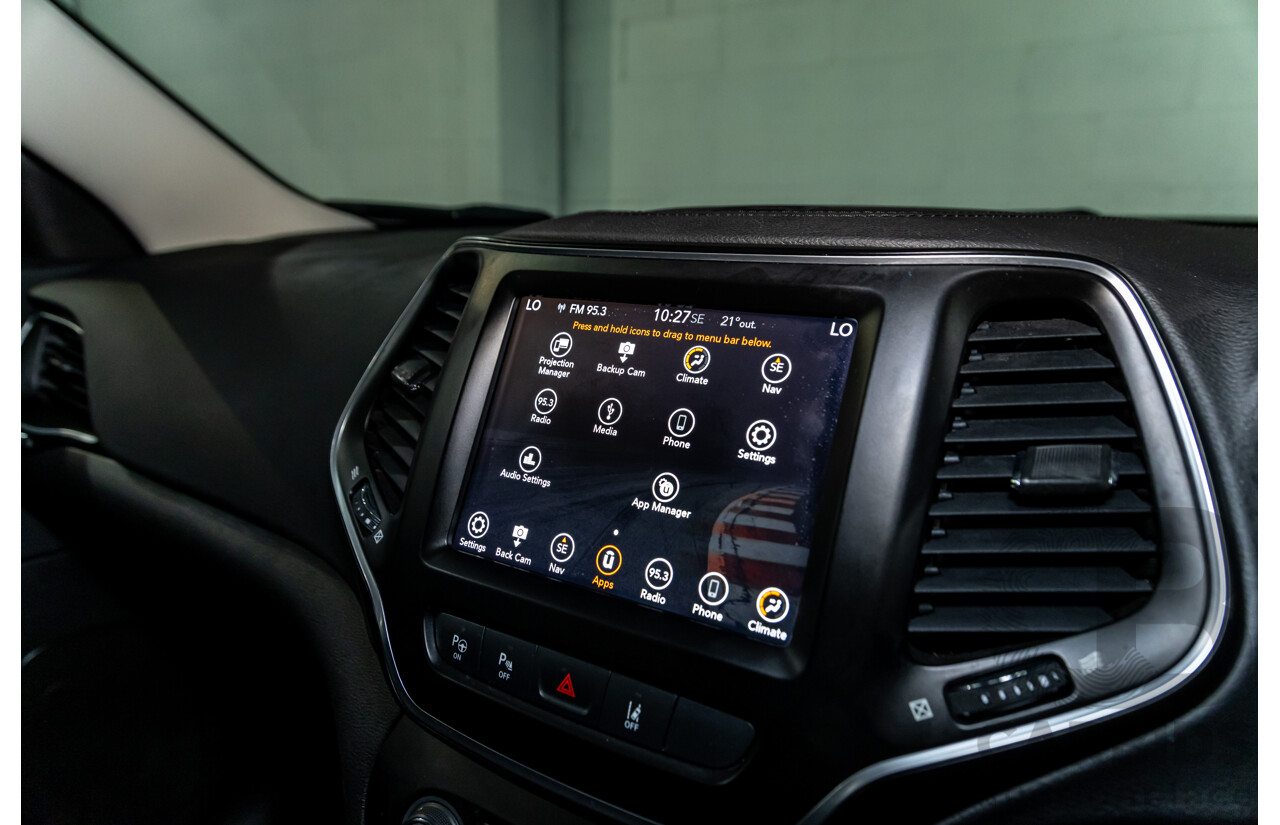04/2019 Jeep Cherokee Night Eagle (4x4) KL MY19 4d Wagon Granite Crystal Pearl V6 3.2L