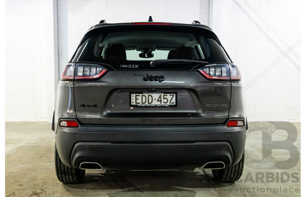 04/2019 Jeep Cherokee Night Eagle (4x4) KL MY19 4d Wagon Granite Crystal Pearl V6 3.2L