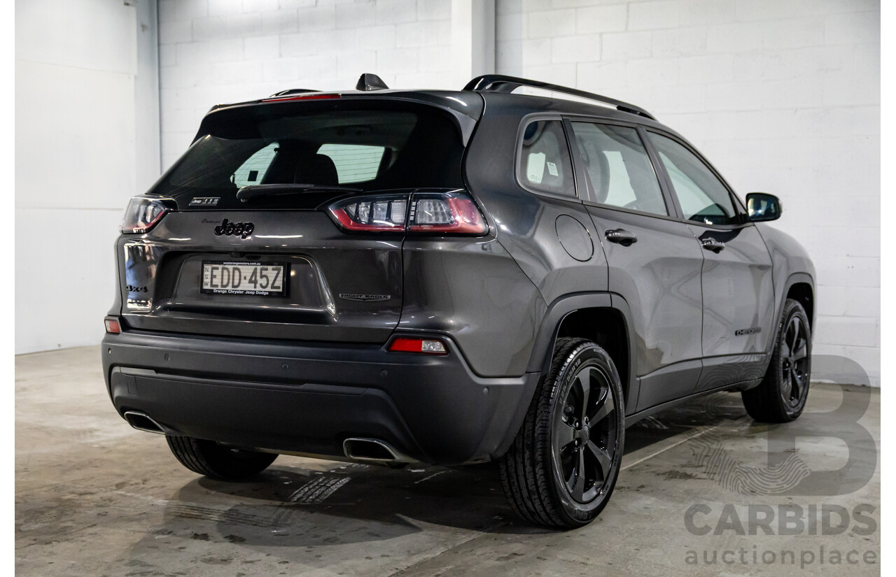 04/2019 Jeep Cherokee Night Eagle (4x4) KL MY19 4d Wagon Granite Crystal Pearl V6 3.2L