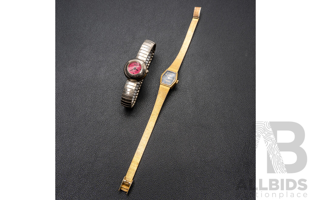 Coronet Vintage Petite Ladies Watch & Sharp Gear Petite Retro Watch