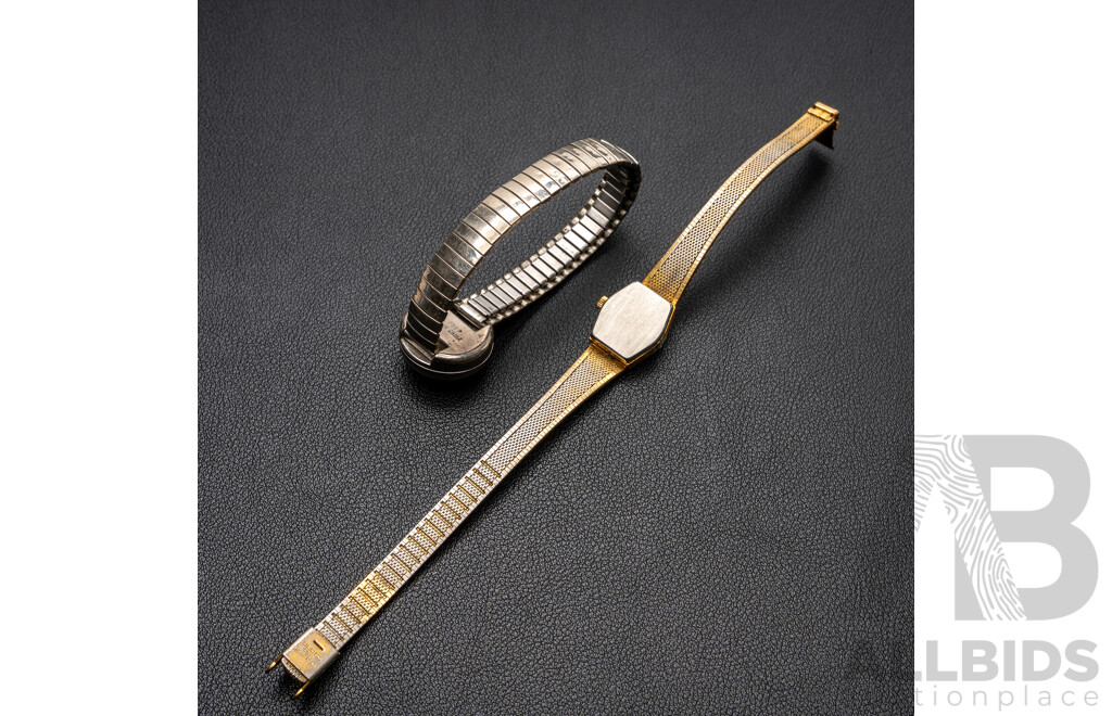 Coronet Vintage Petite Ladies Watch & Sharp Gear Petite Retro Watch