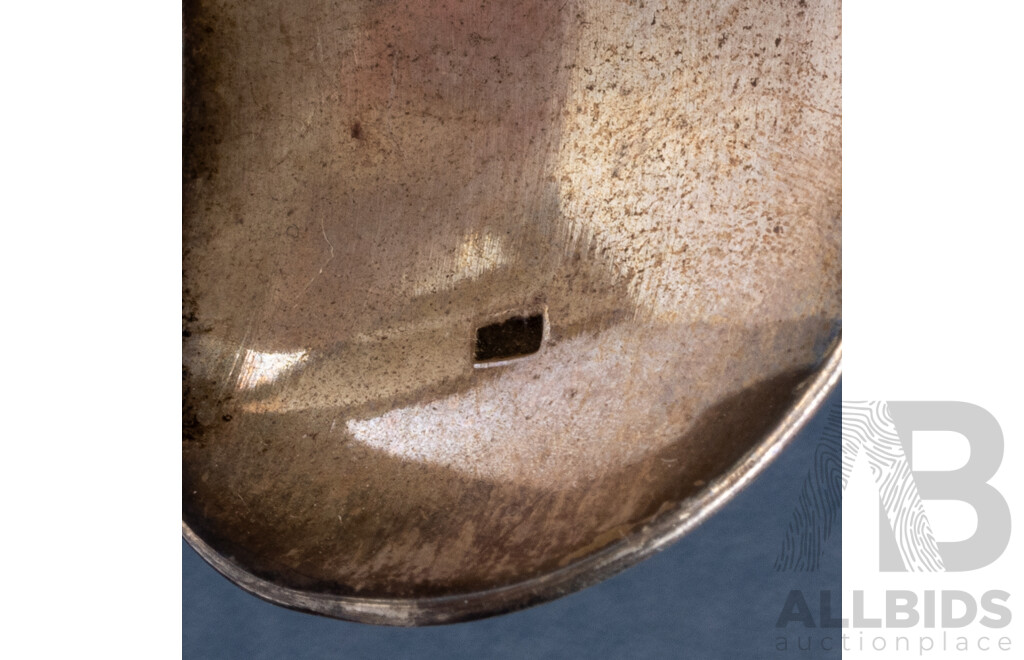 Vintage Sterling Silver Domed Cuff Bangle, 64mm, 40.05 Grams