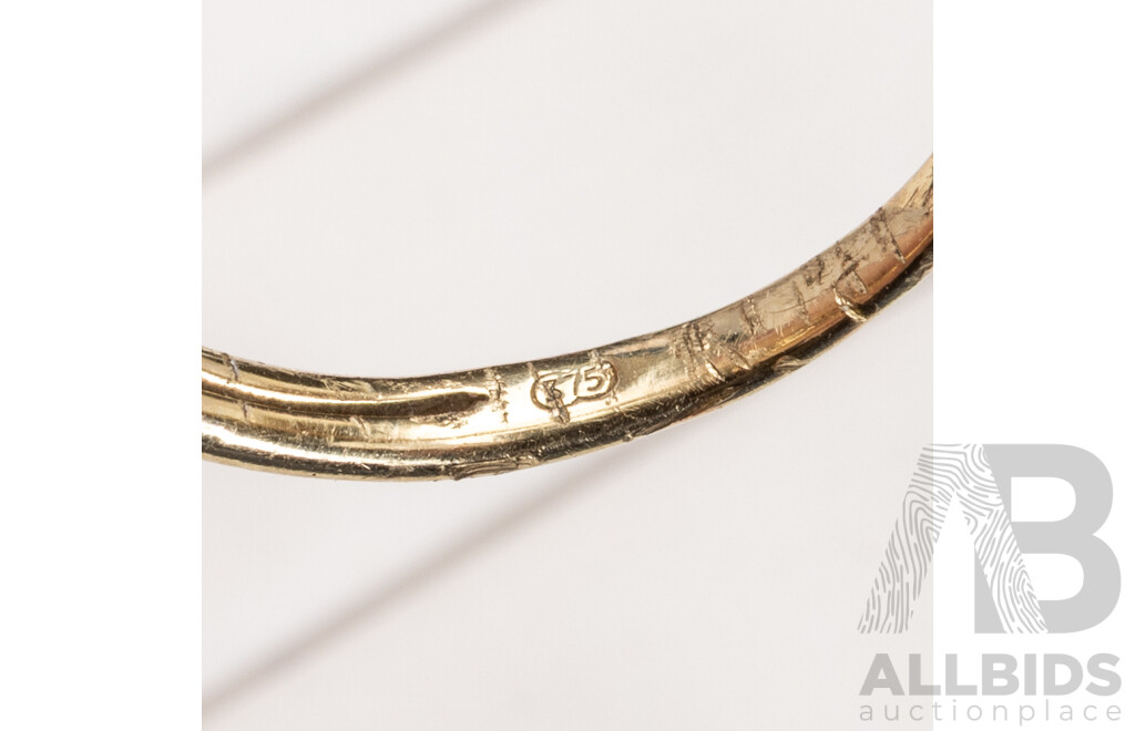 9ct Diamond Set Dress Ring, TDW0.10ct, Size O, 2.10 Grams