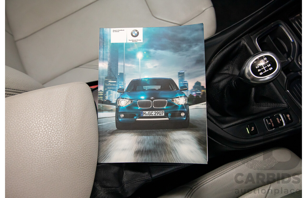 3/2012 BMW 118i Urban F20 5d Hatchback Midnight Blue Metallic Turbo 1.6L