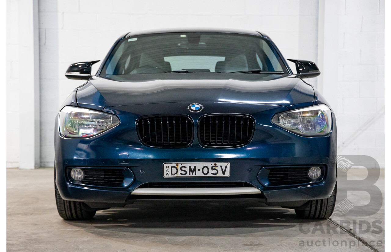 3/2012 BMW 118i Urban F20 5d Hatchback Midnight Blue Metallic Turbo 1.6L