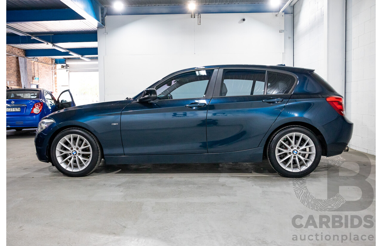 3/2012 BMW 118i Urban F20 5d Hatchback Midnight Blue Metallic Turbo 1.6L