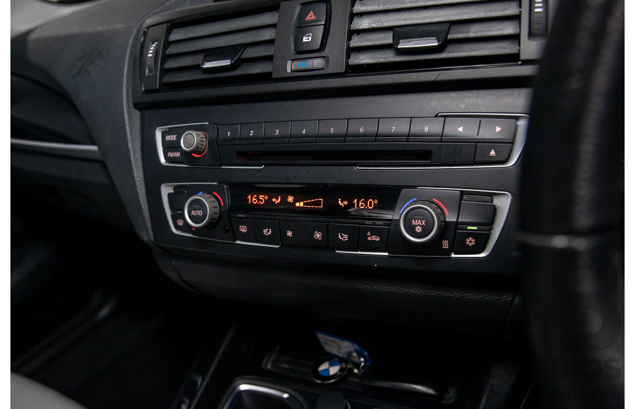 3/2012 BMW 118i Urban F20 5d Hatchback Midnight Blue Metallic Turbo 1.6L