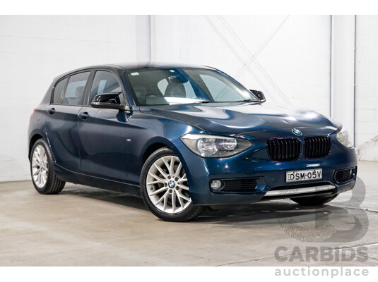 3/2012 BMW 118i Urban F20 5d Hatchback Midnight Blue Metallic Turbo 1.6L