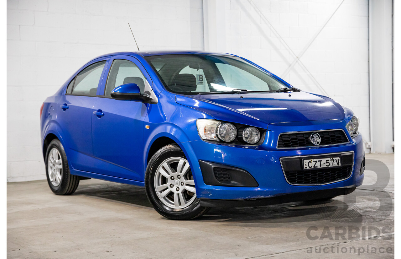 7/2015 Holden Barina CD TM MY16 4d Sedan Boracay Blue 1.6L