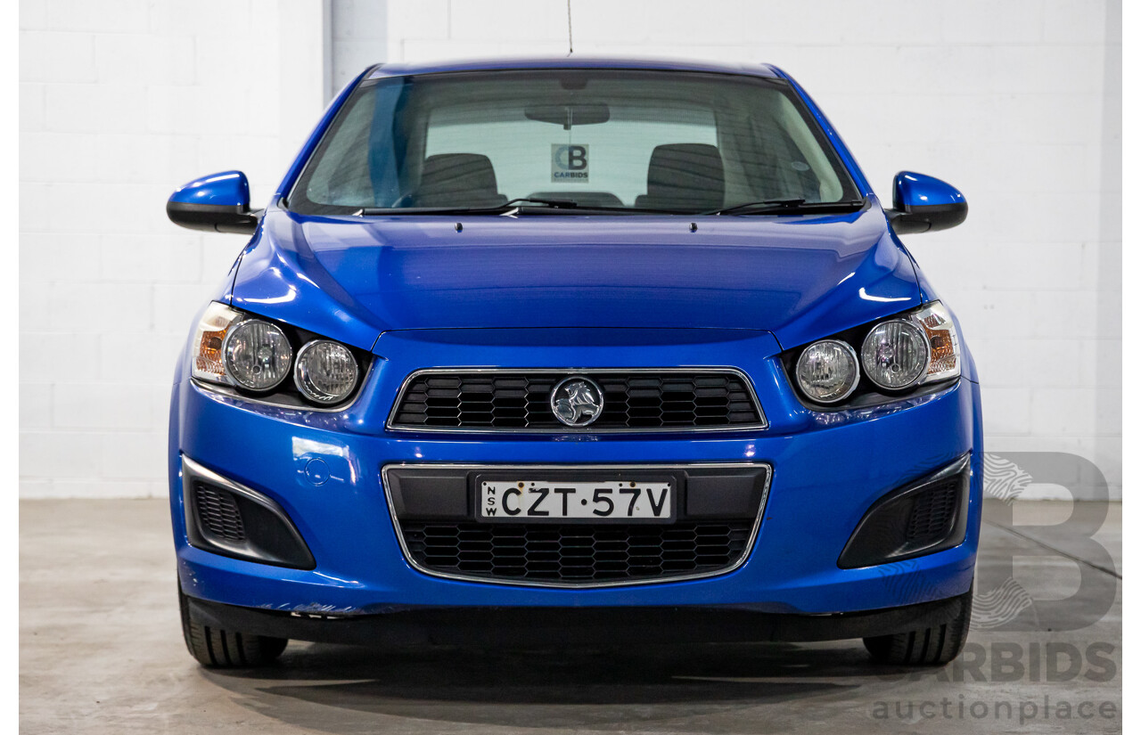 7/2015 Holden Barina CD TM MY16 4d Sedan Boracay Blue 1.6L