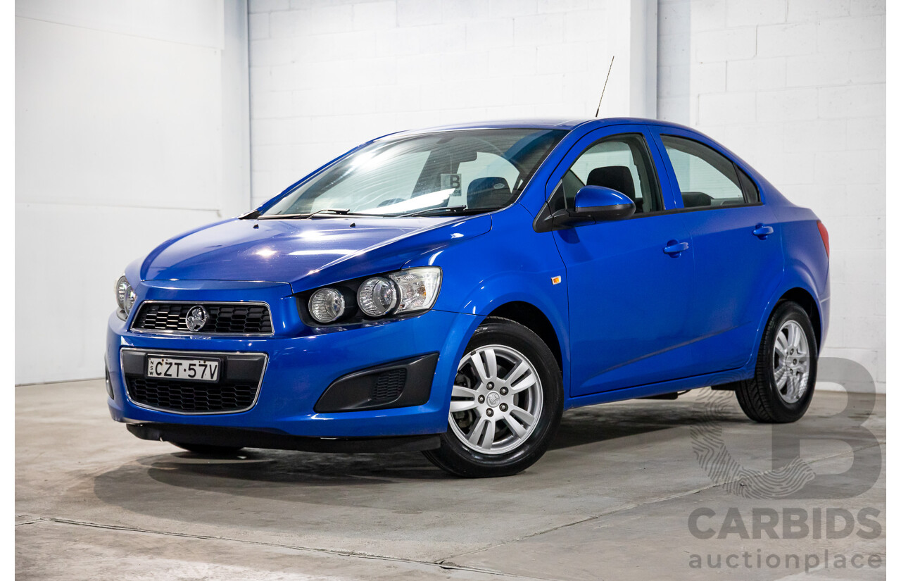 7/2015 Holden Barina CD TM MY16 4d Sedan Boracay Blue 1.6L