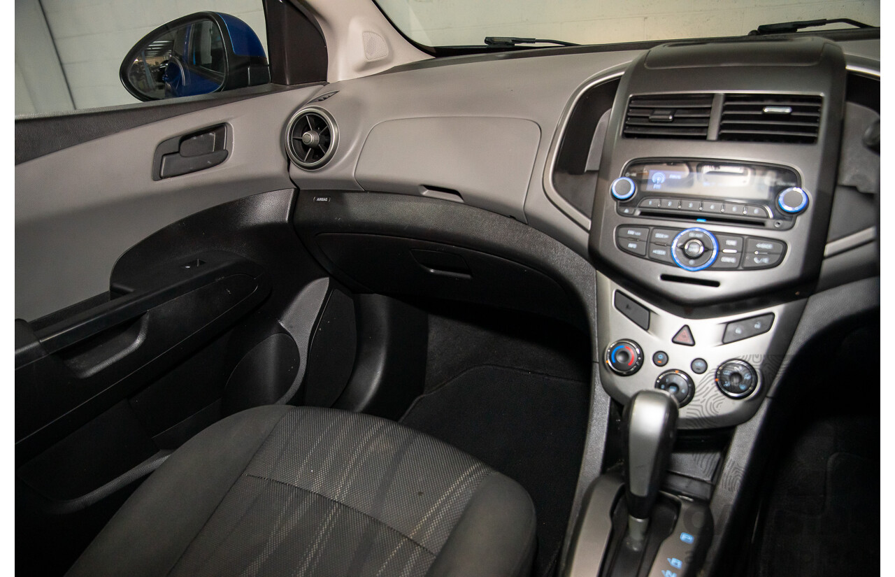 7/2015 Holden Barina CD TM MY16 4d Sedan Boracay Blue 1.6L