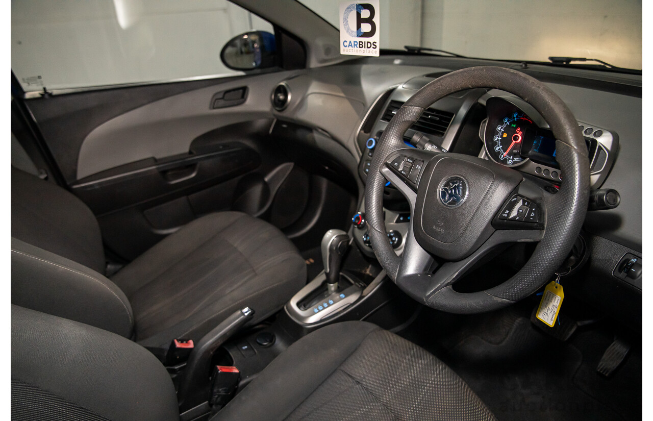 7/2015 Holden Barina CD TM MY16 4d Sedan Boracay Blue 1.6L