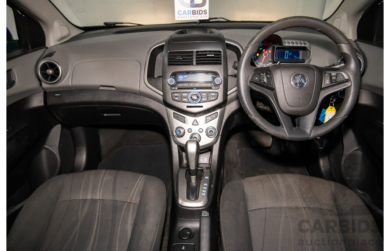 7/2015 Holden Barina CD TM MY16 4d Sedan Boracay Blue 1.6L