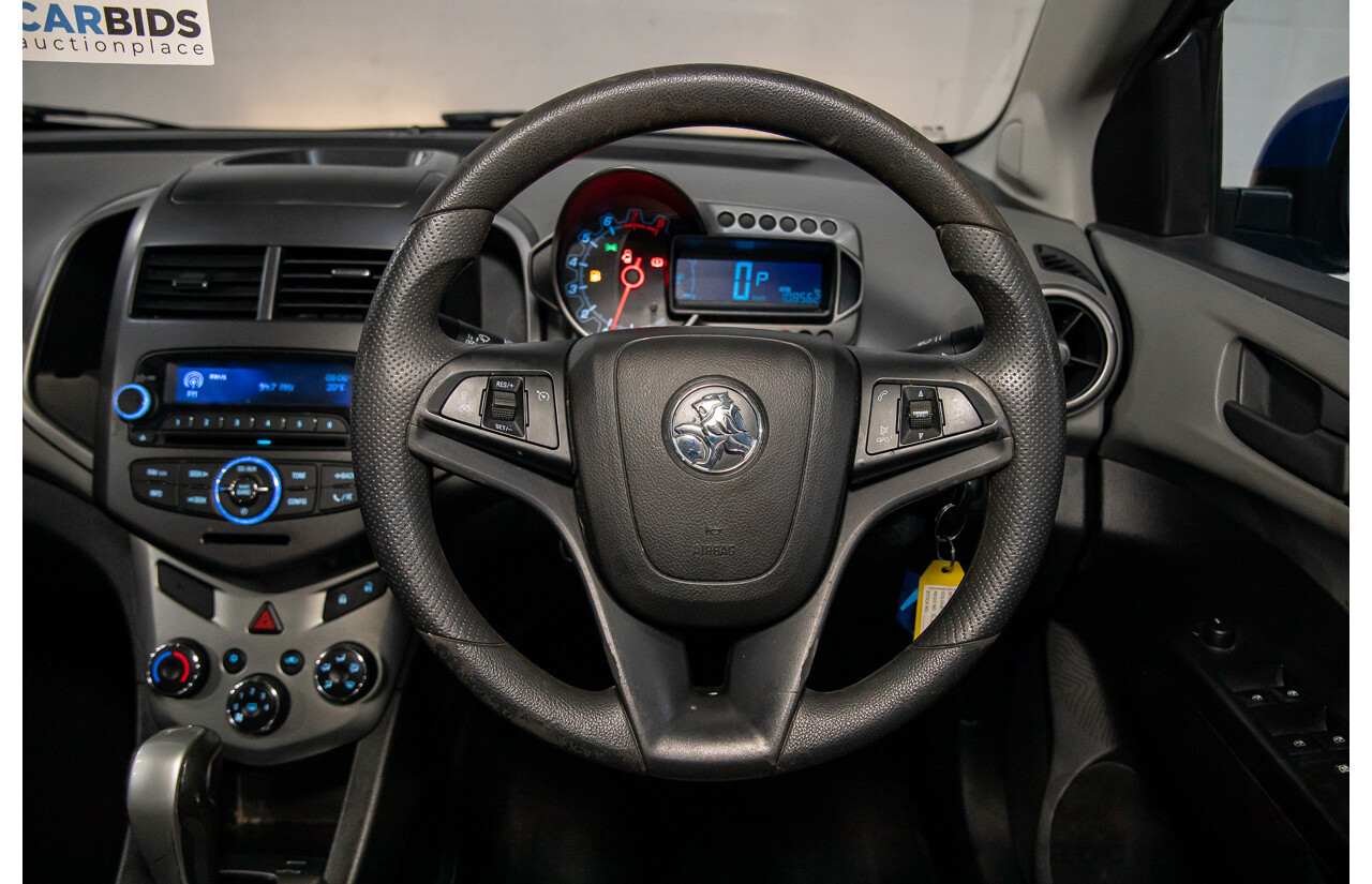 7/2015 Holden Barina CD TM MY16 4d Sedan Boracay Blue 1.6L